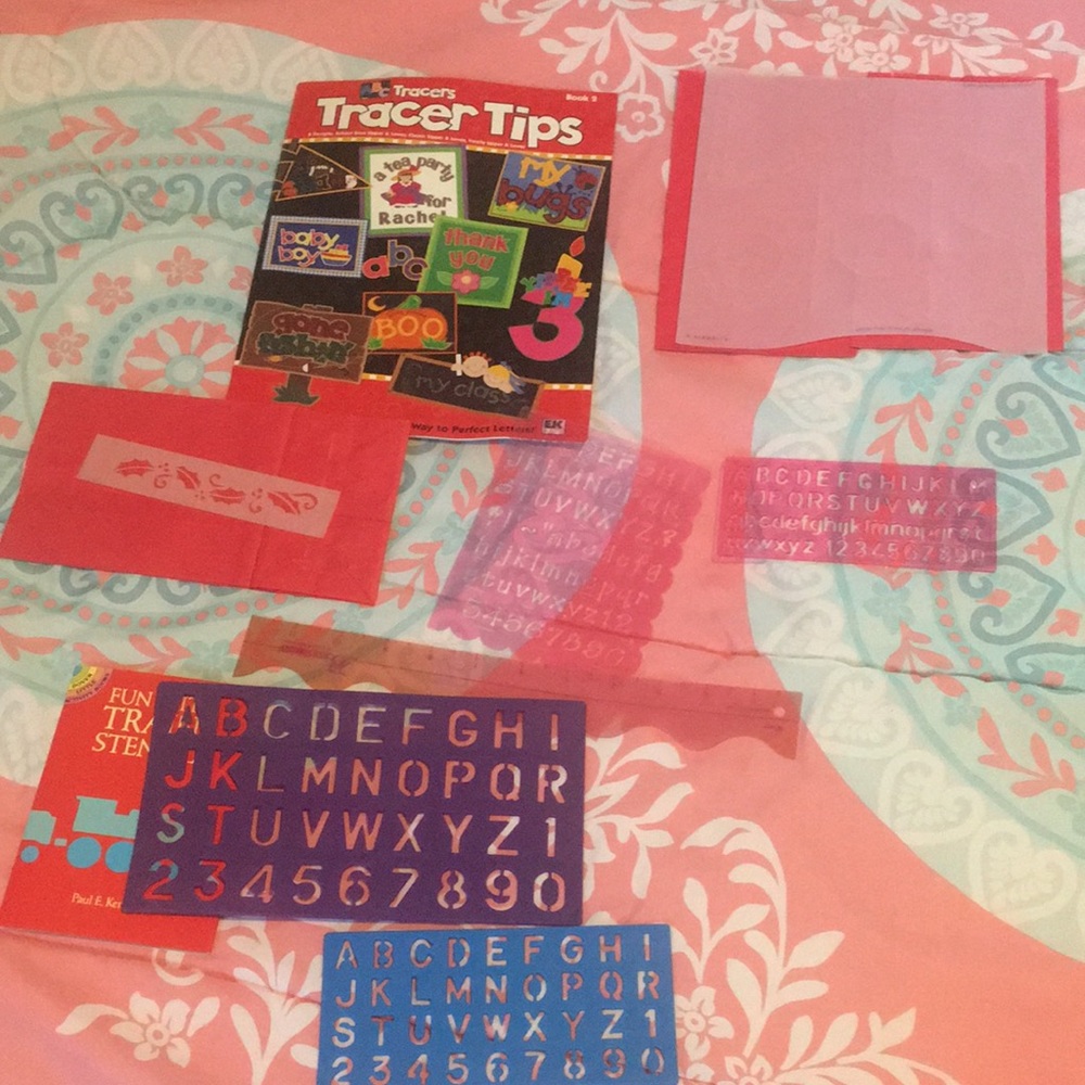 Huge lot of various stencils